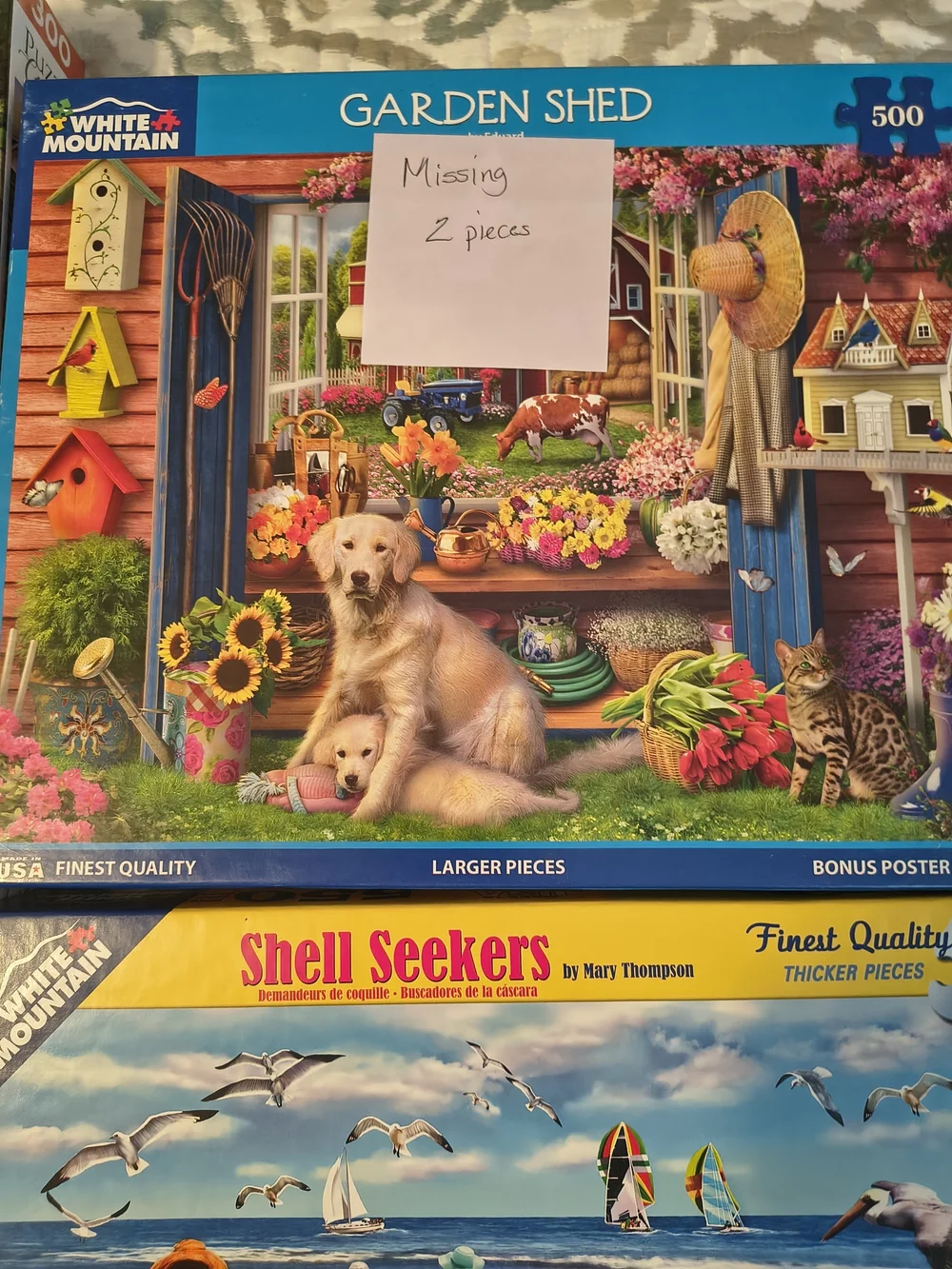 3 - 300, 1-500, 1-550 Large Piece Puzzle - Multi-Image Assortment